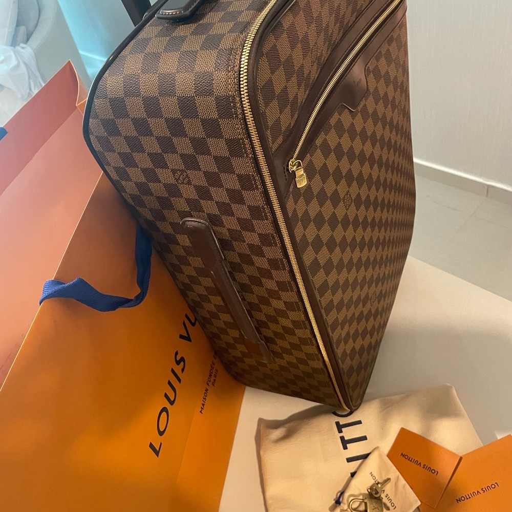 Louis Vuitton - Pegase 60 Damier Ebene Rolling Suitcase